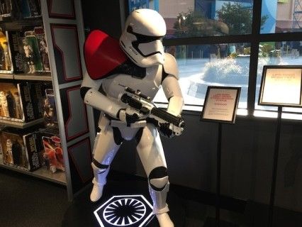 Star Wars Launch Bay Cargo Shop Costumes Merchandise New Order Storm Trooper Statue