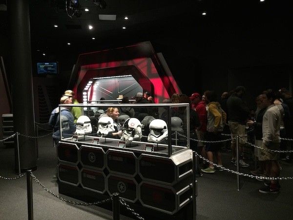 Star Wars Launch Bay models ships weapons flying interactive meet and greet disney's hollywood studios disney world star wars weekends games interactive immersive