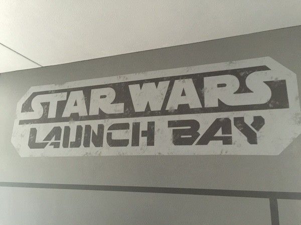 Star Wars Launch Bay models ships weapons flying interactive meet and greet disney's hollywood studios disney world star wars weekends games interactive immersive star wars logo