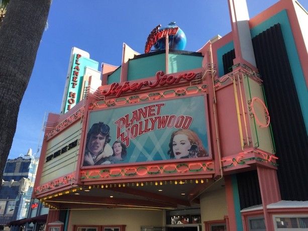 Planet Hollywood merchandise disney's hollywood studios disney world restaurant gift shop sunset boulevard