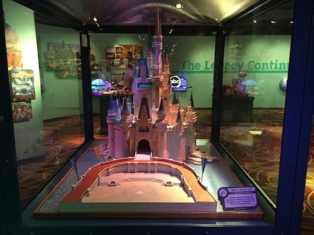 Disney's Hollywood Studios Attractions One Man's Dream castle model