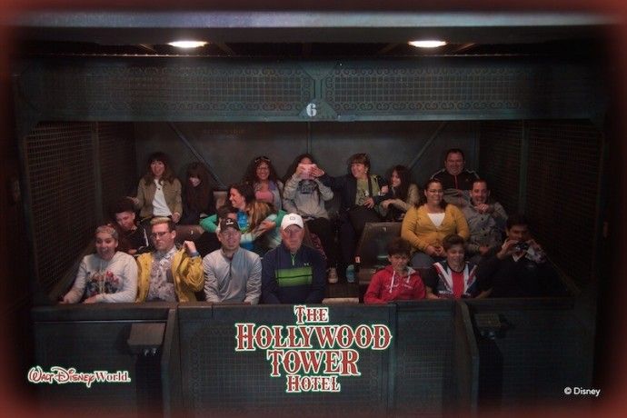 Disney's Hollywood Studios Photopass Twilight Zone Tower of Terror photos on ride video