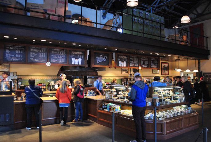 Disney's Hollywood Studios Starbucks Quick Service Restaurant Disney Dining Plan