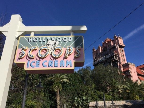 Disney's Hollywood Studios Ice Cream Quick Service Tower of Terror Disney Dining Plan