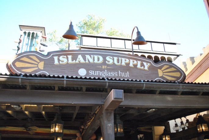 Sunshine Tree Terrace entrance view from adventureland Magic Kingdom Disney World