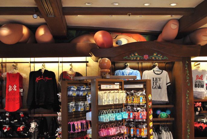 Walt Disney World Magic Kingdom gift shop shopping fantasyland disney souvenirs