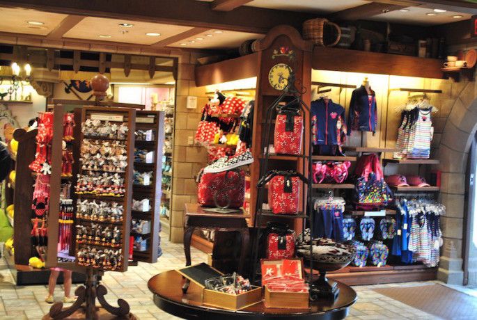 Walt Disney World Magic Kingdom gift shop shopping fantasyland disney souvenirs