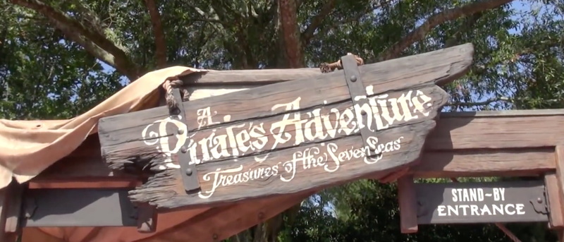 Walt Disney World Magic Kingdom Adventureland Interactive Game Attractions and Rides