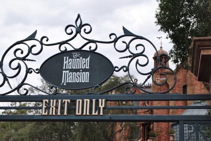 Walt Disney World Magic Kingdom Hitchhiking Ghosts Haunted Mansion attraction merchandise on ride 