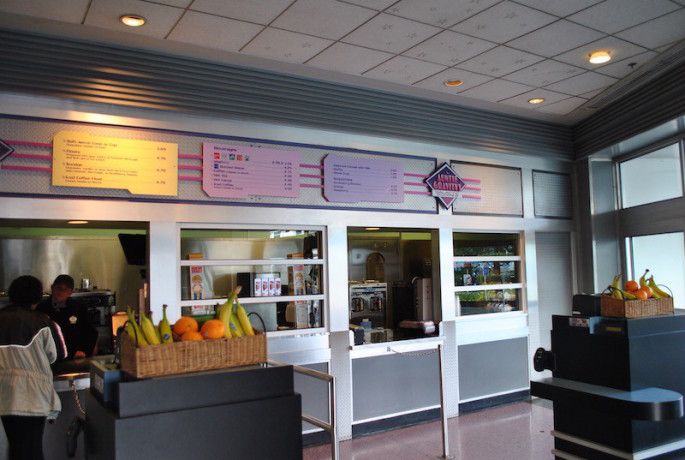 Walt Disney World Magic Kingdom Quick Service Menu Restaurant Ice Cream