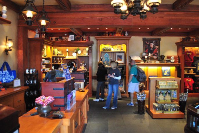 Walt Disney World Magic Kingdom gift shops and shopping Beauty and the Beast merchandise