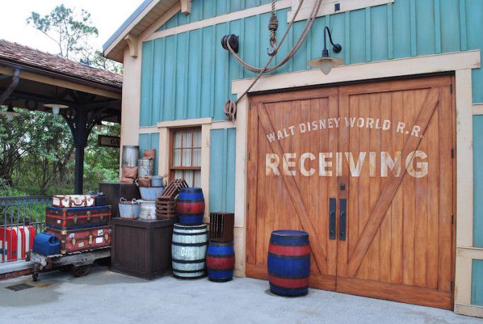 Walt Disney World Magic Kingdom Trains Stations Steam trains