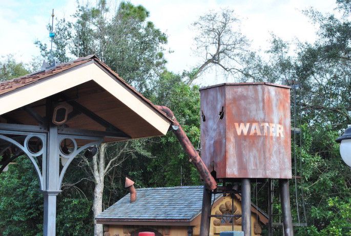 Walt Disney World Magic Kingdom Trains Stations Steam trains