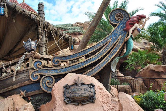 Walt Disney World magic Kingdom best dark rides and attractions little mermaid