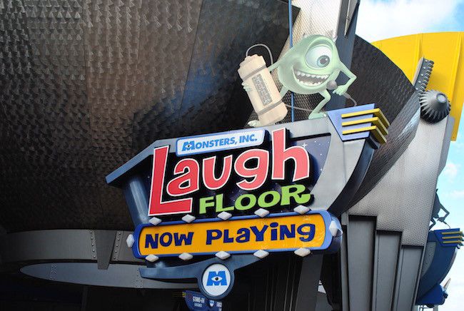 Monsters Inc. Laugh Floor Signage Covered Up at Magic Kingdom