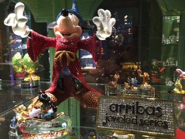 walt disney world magic kingdom art shopping arribas brothers disney crystal