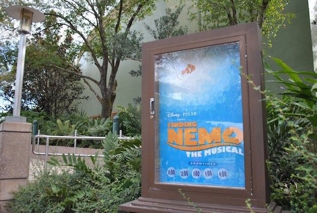 What are the show times for finding nemo the musical in disney's animal kingdom