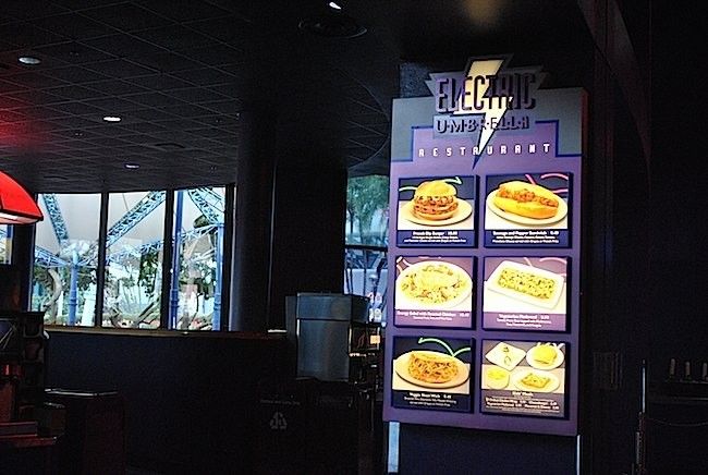 walt disney world restaurant menus