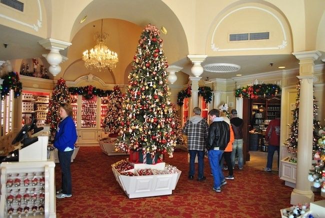 the christmas trees of walt disney world