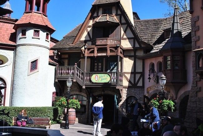 details of the germany pavilion in epcot