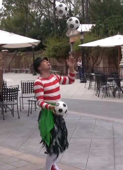 where is the juggling mine located in epcot