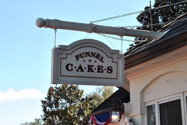 where can you find funnel cakes in disney world