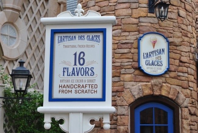 list of ice cream shops in magic kingdom