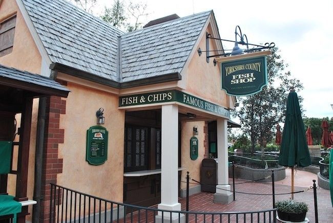where can i find fish and chips in disney world
