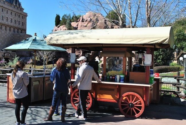 popcorn cart in canada menu