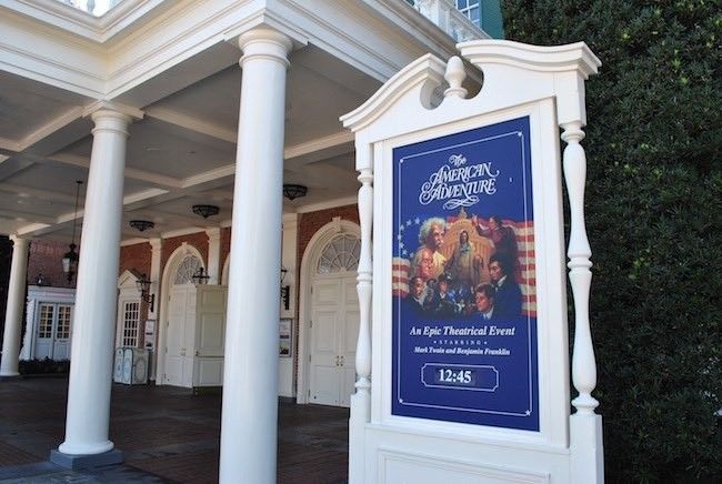 what is there to do in the american adventure pavilion in epcot
