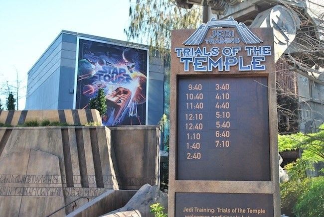 what are the showtimes for jedi training academy