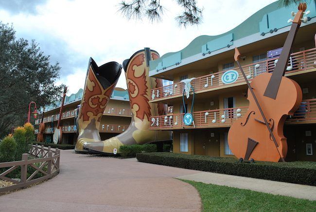 What is the best themed area at all star music disney resort
