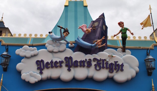 Peter Pan S Flight Magic Kingdom Fantasyland Wdw Kingdom