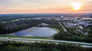 Hidden Mickey Solar Panel Field