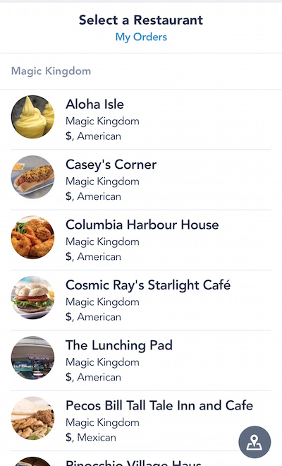 is mobile ordering at walt disney world faster