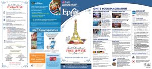 2018 epcot international food and wine park guidemap