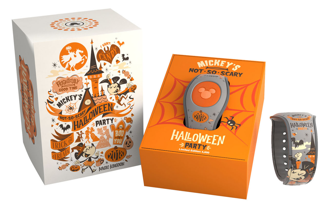 2018 mickey's not so scary halloween party limited edition magic band
