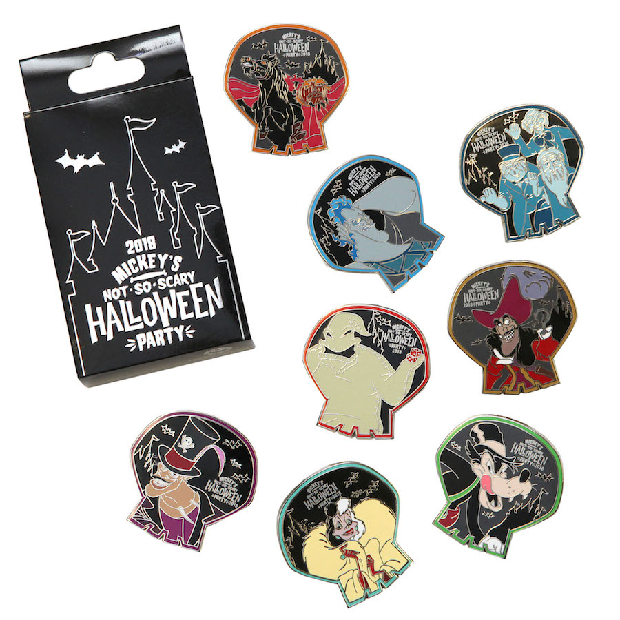 2018 mickey's not so scary halloween party mystery disney pin box