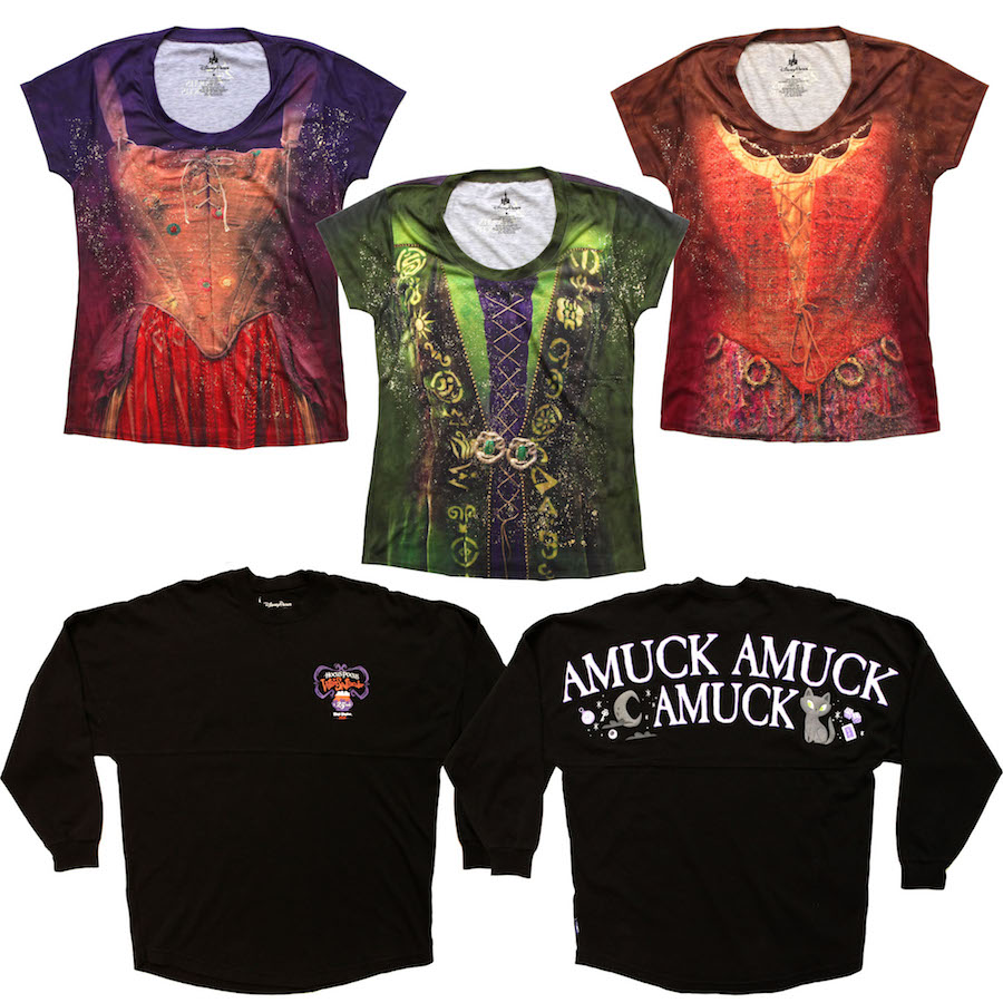 2018 mickey's not so scary halloween party hocus pocus merchandise