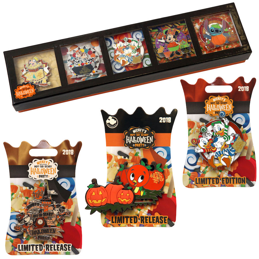 2018 mickey's not so scary halloween party disney pin collection