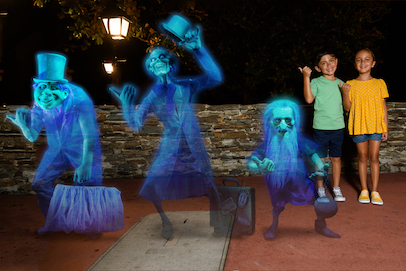 haunted mansion mickey's not so scary halloween party photopass magic shots