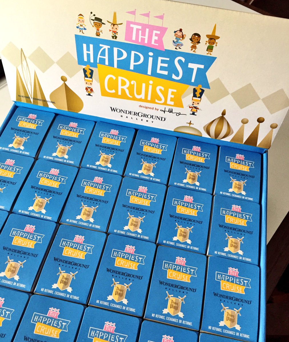 "The Happiest Cruise" Jerrod Maruyama Designed Vinyl Series