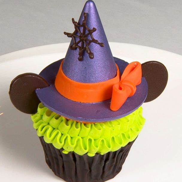 minnie mouse mickey's not so scary halloween party cupcake