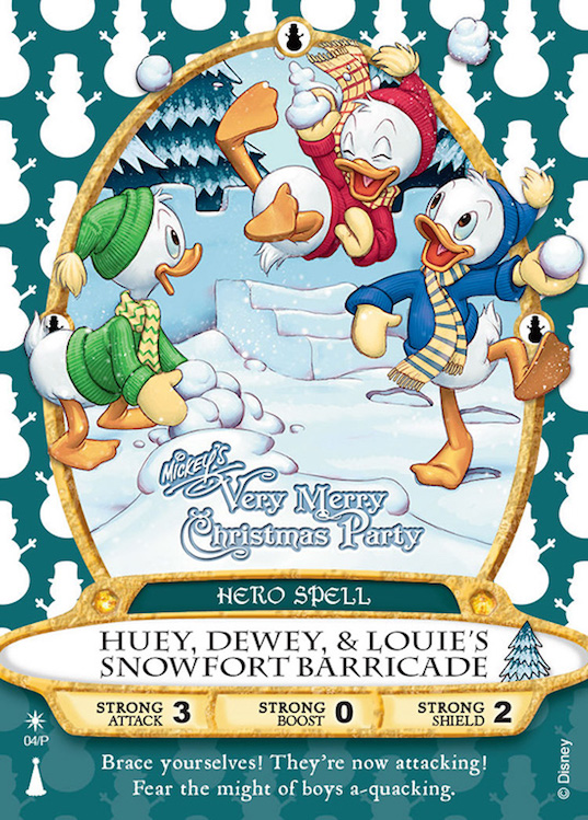 2013 sorcerers of the magic kingdom mickey's very merry christmas party card