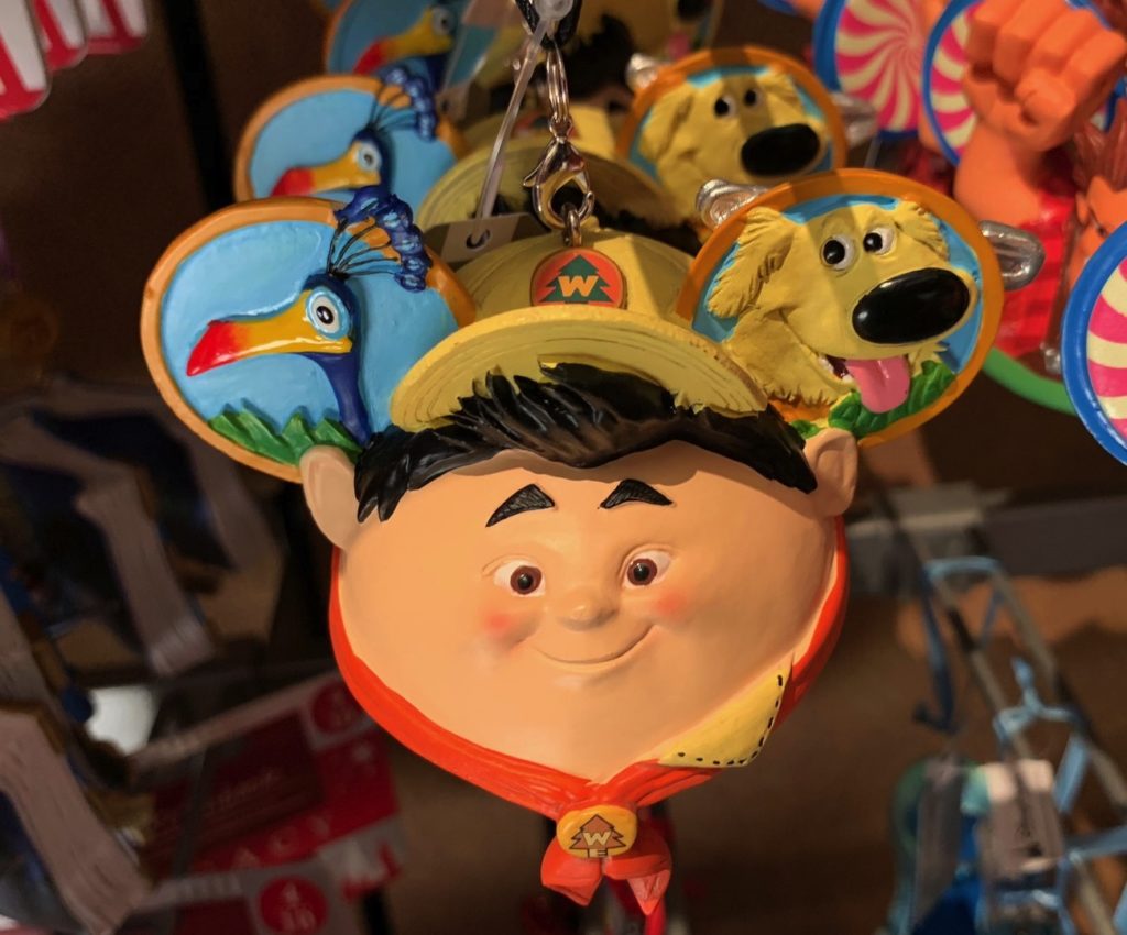 up russell ear hat ornament
