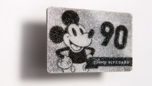 how much is the crystal disney gift card
