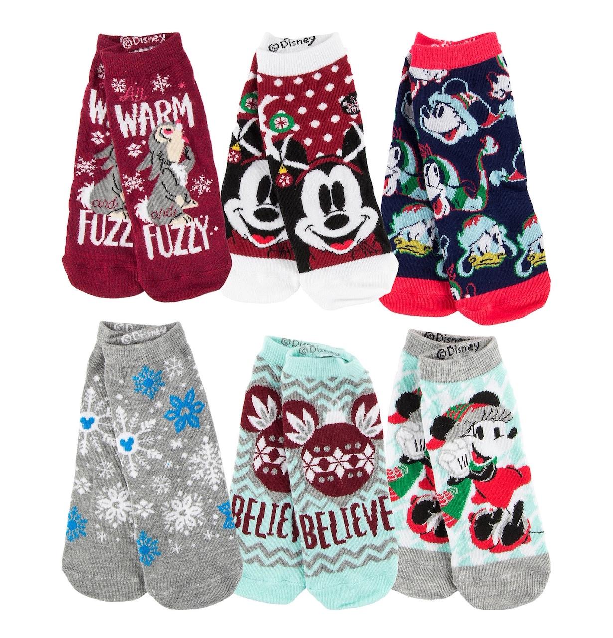 santa mickey mouse 12 days of socks