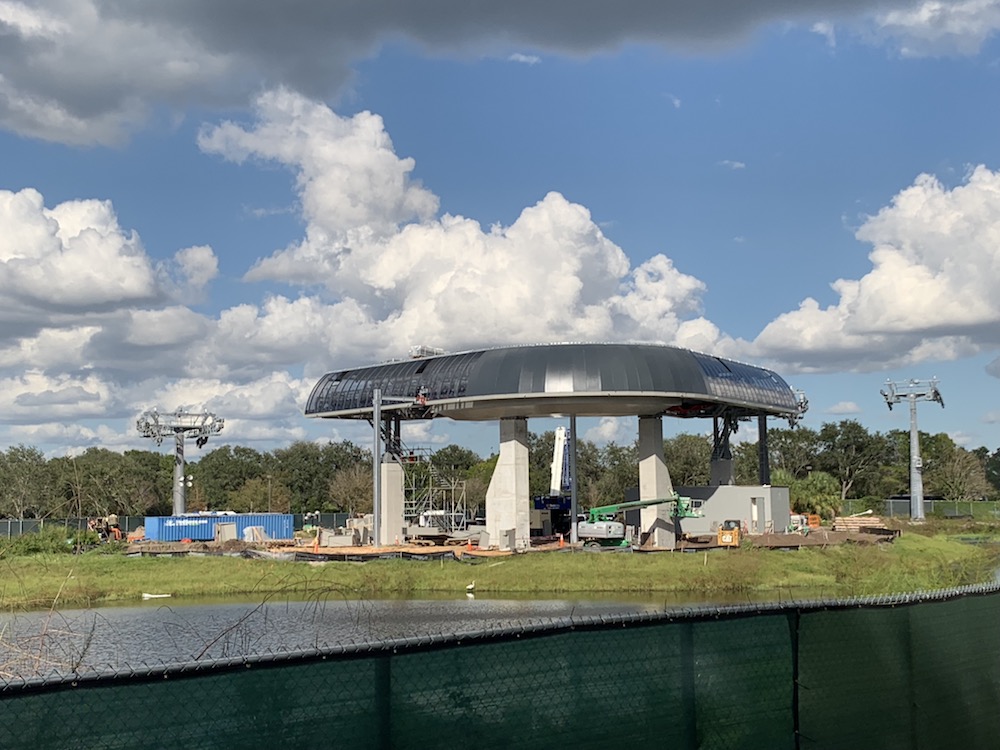 disney skyliner construction photos