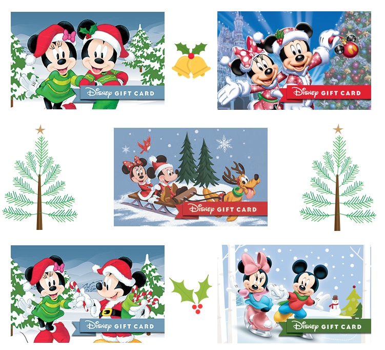 minnie mouse disney gift card