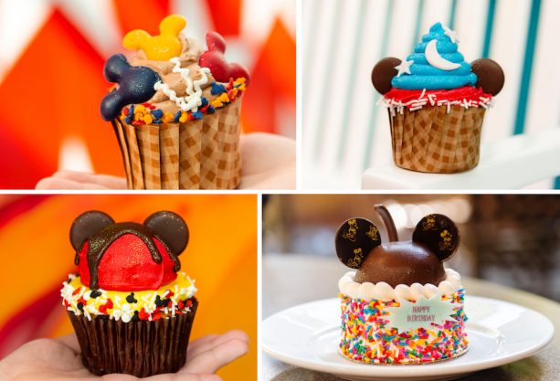 mickey mouse 90th birthday cupcakes at disney world